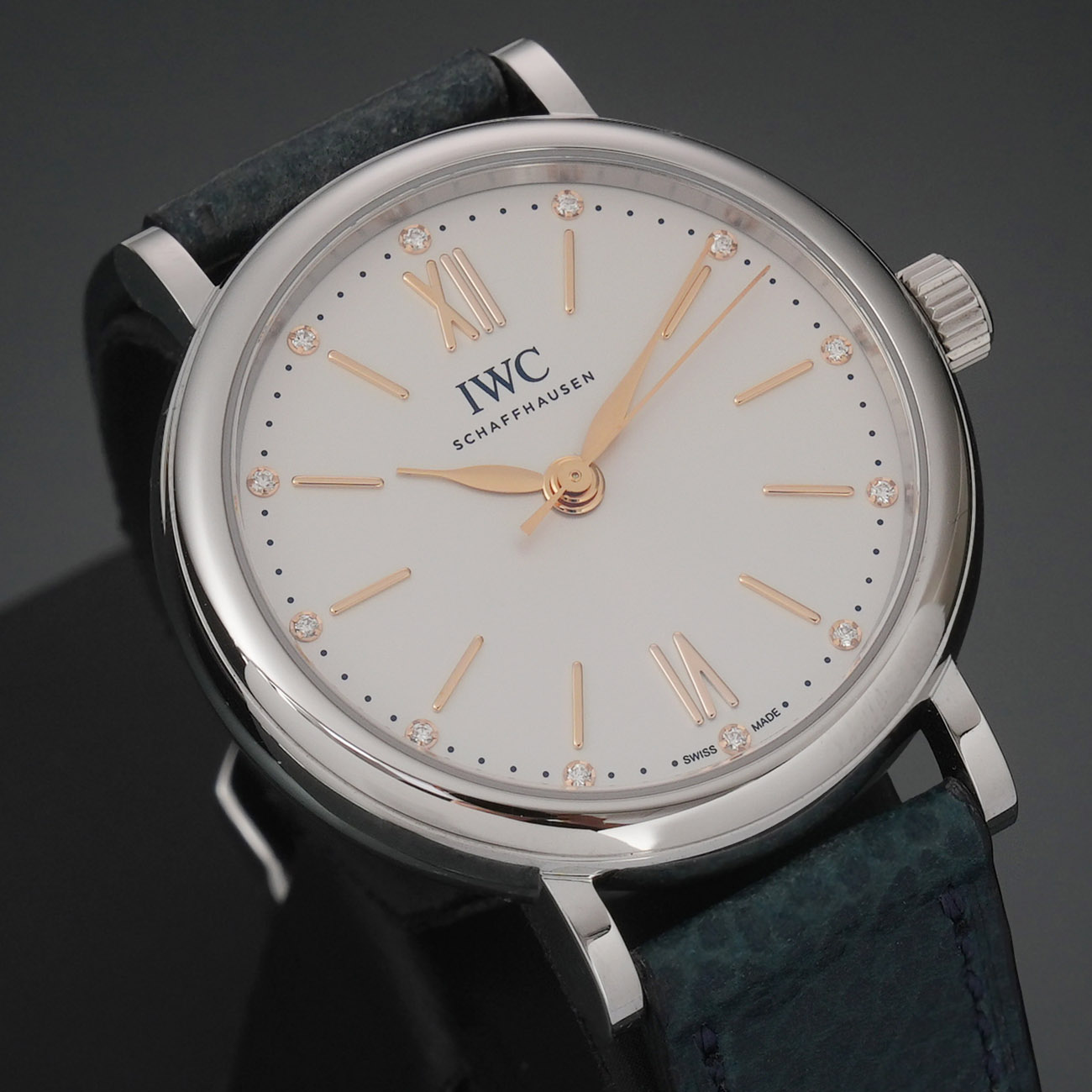 IWC(USED) IWC 포르토피노 34 스틸 오토 12P IW357411 & 스트랩