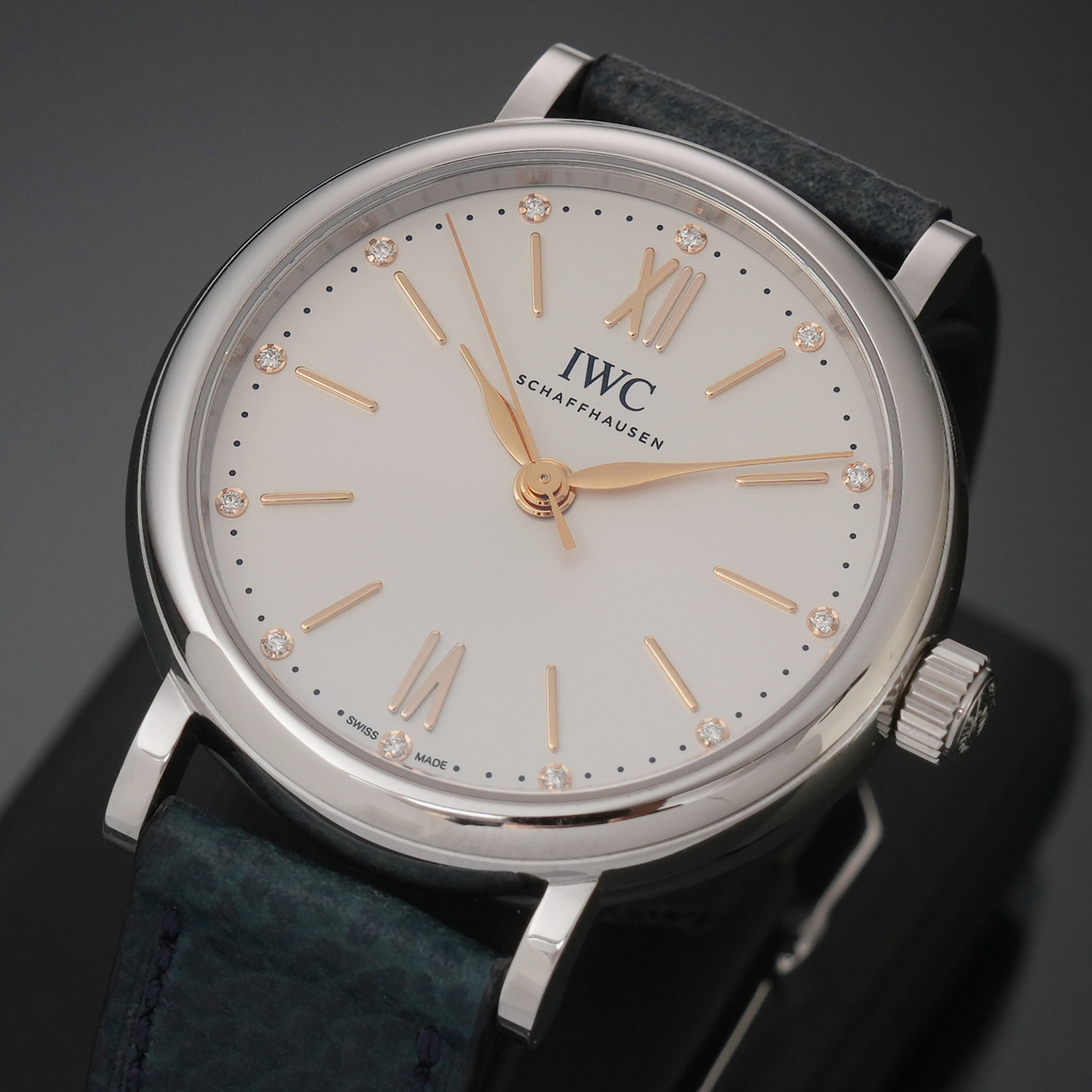 IWC(USED) IWC 포르토피노 34 스틸 오토 12P IW357411 & 스트랩