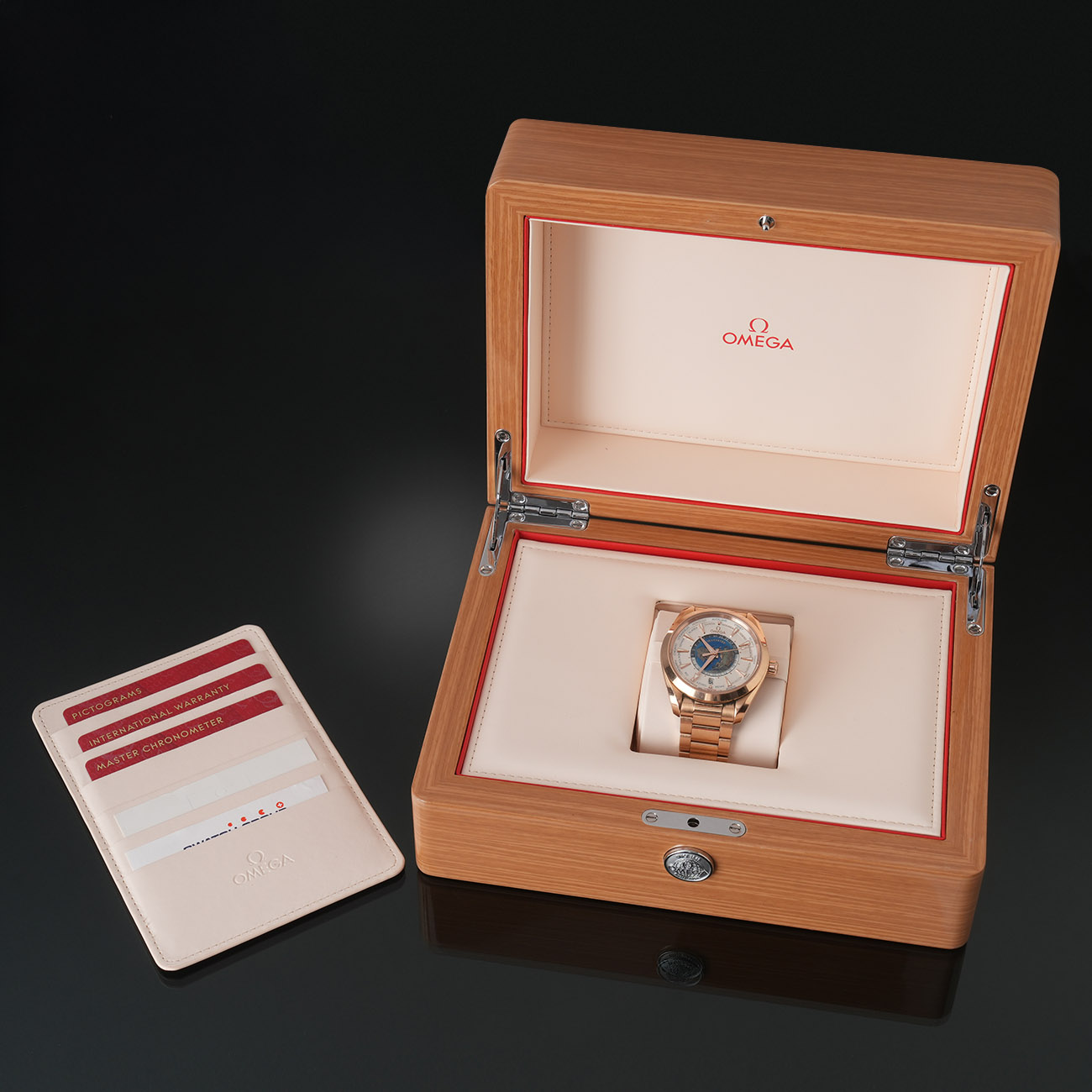 OMEGA(USED)오메가 씨마스터 아쿠아테라 월드타이머 43mm