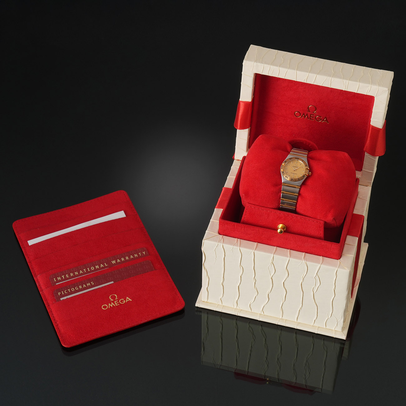 OMEGA(USED)오메가 컨스틸레이션 콤비 풀바 22.5mm 1262.10.00