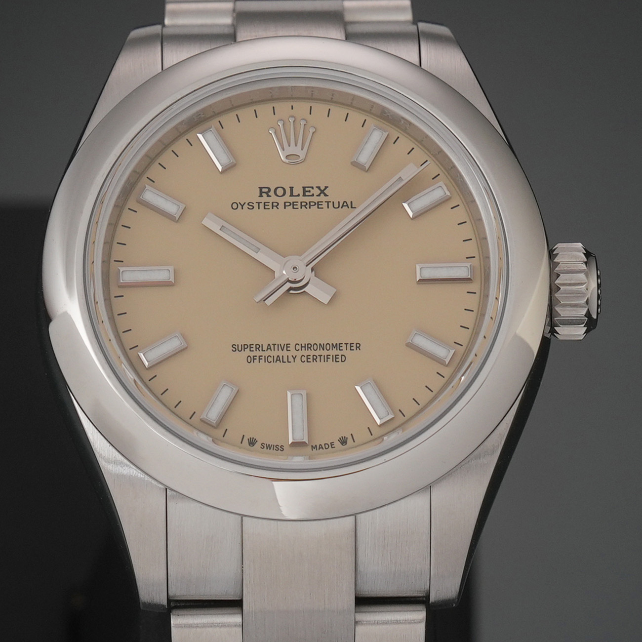 ROLEX(USED)롤렉스 오이스터 퍼페츄얼 28 276200 베이지