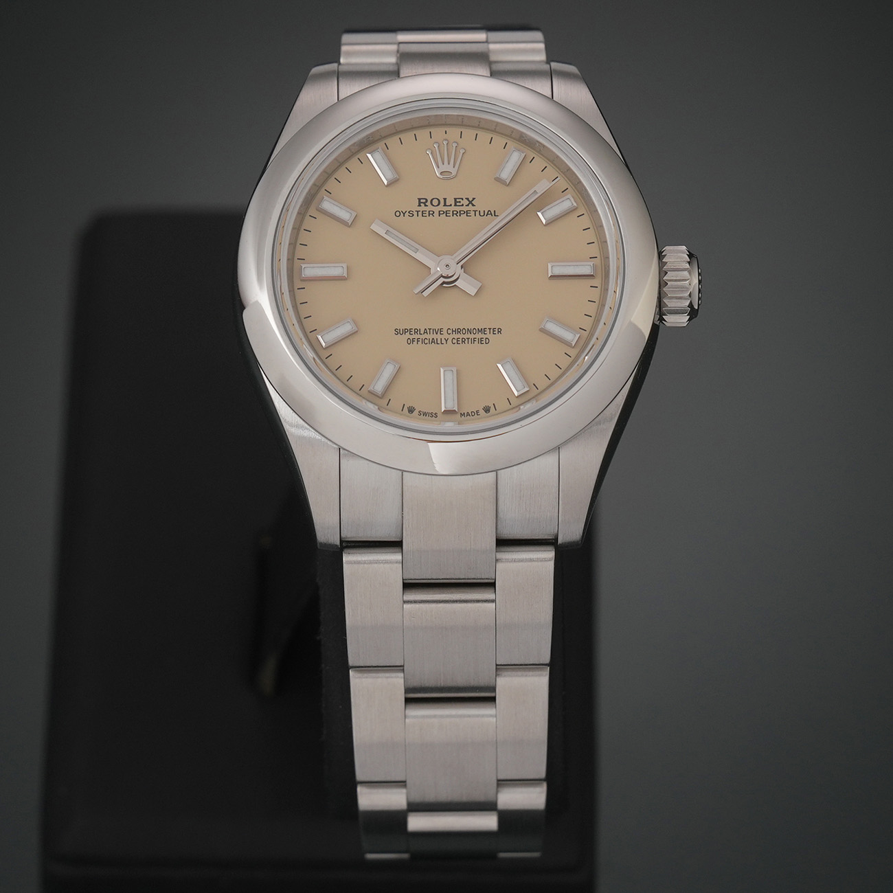 ROLEX(USED)롤렉스 오이스터 퍼페츄얼 28 276200 베이지