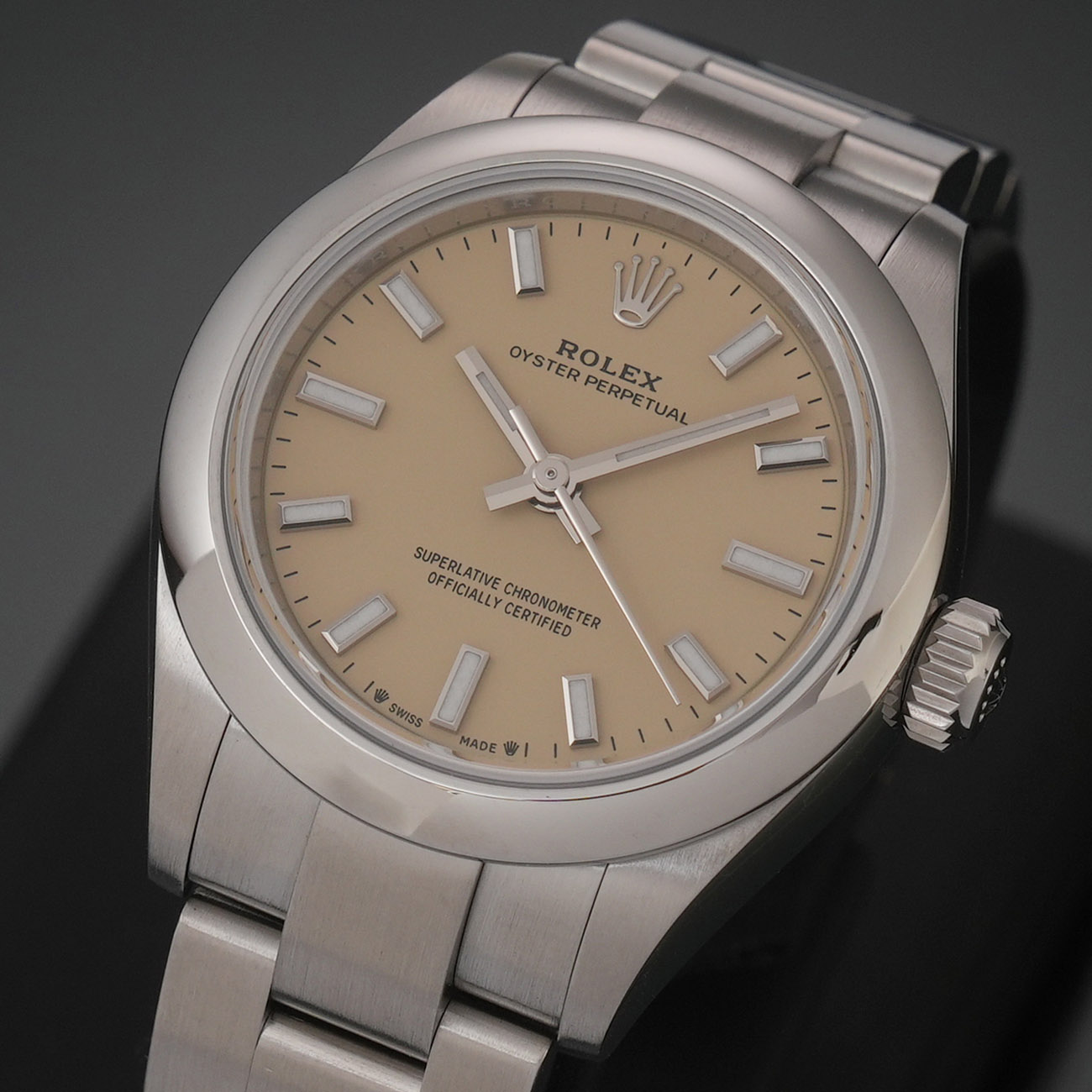 ROLEX(USED)롤렉스 오이스터 퍼페츄얼 28 276200 베이지
