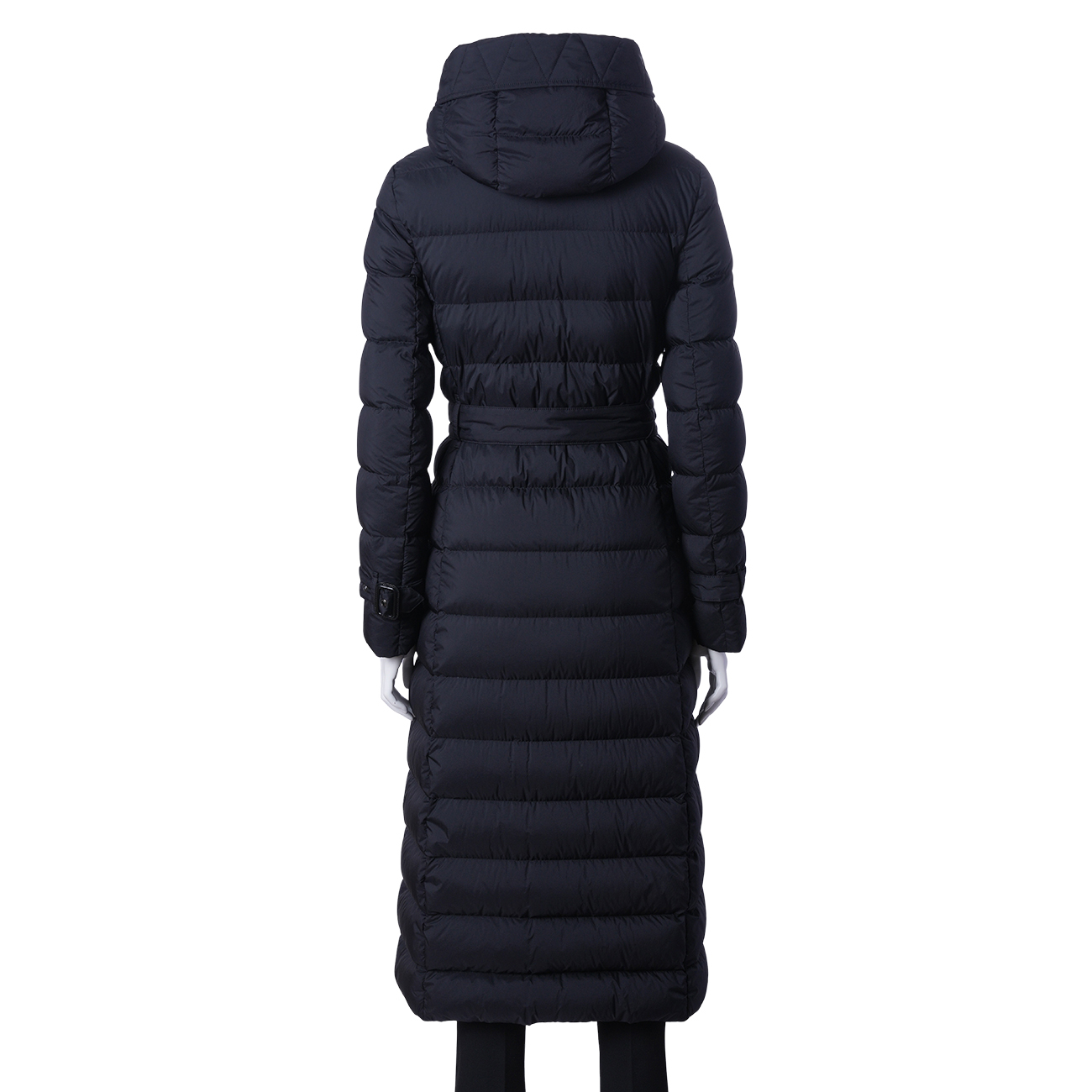BURBERRY(USED)버버리 후드 롱패딩 #XS
