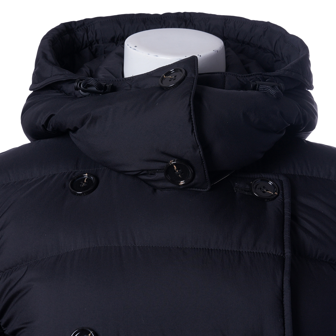 BURBERRY(USED)버버리 후드 롱패딩 #XS