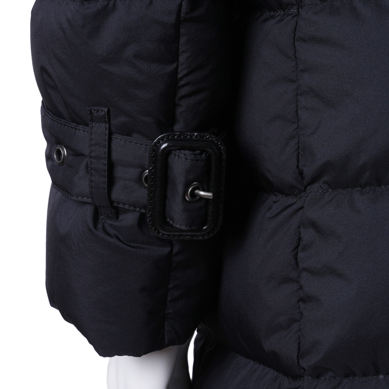 BURBERRY(USED)버버리 후드 롱패딩 #XS