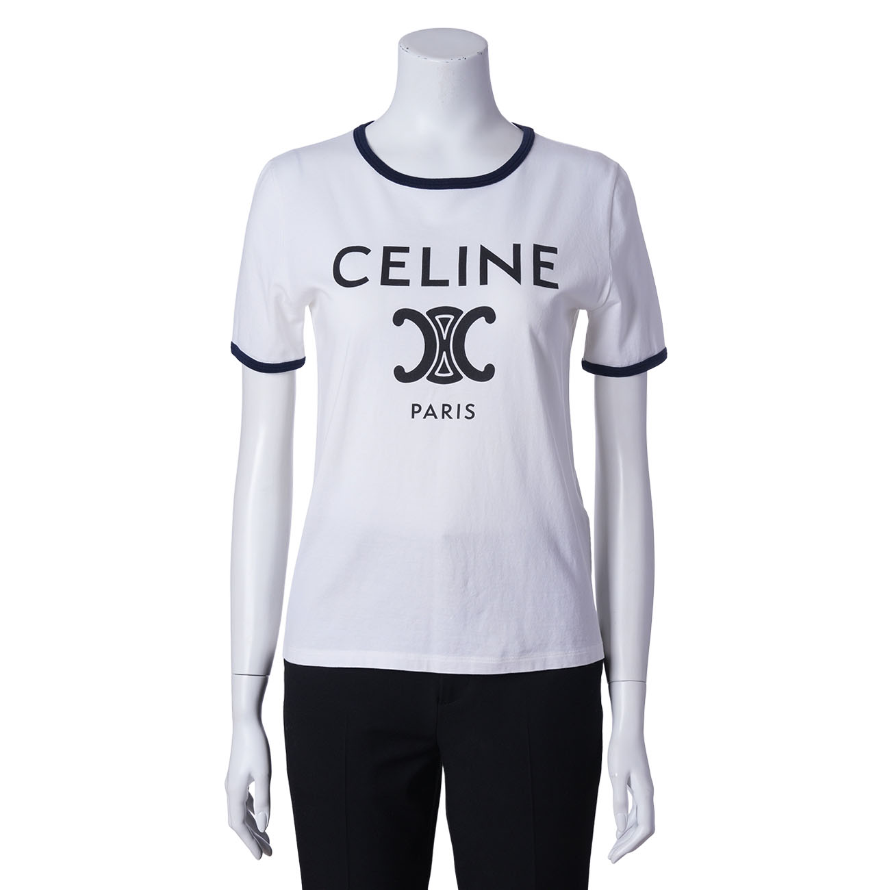 CELINE(USED)셀린느 트리옹프 티셔츠 #S