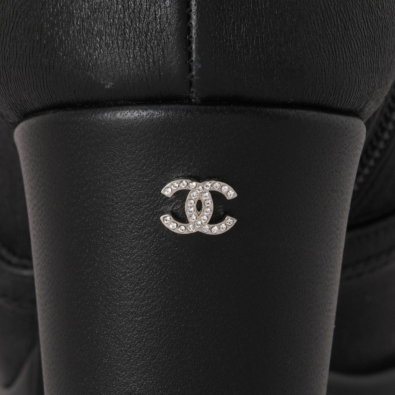 CHANEL(USED)샤넬 G46051 24F 하이 부츠 #38 블랙