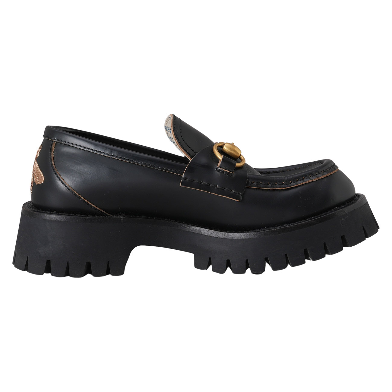 GUCCI(USED)구찌 577236 홀스빗 청키 러그솔 로퍼 #34.5