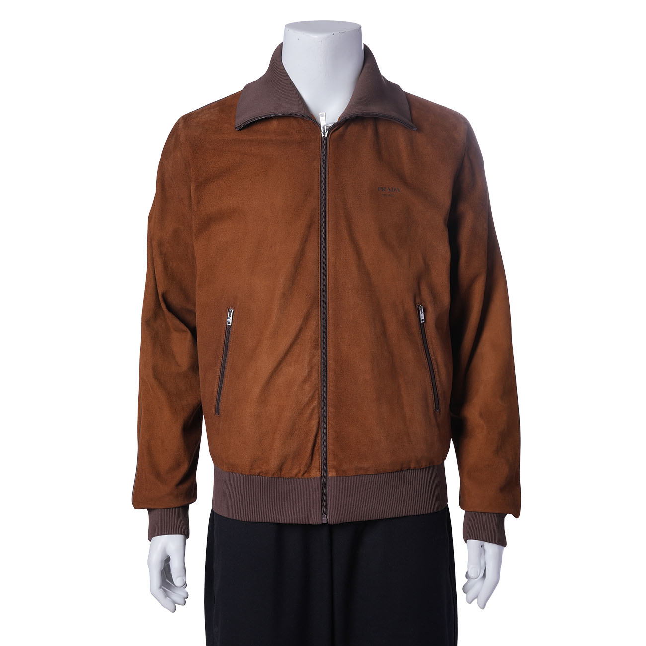 PRADA(USED)프라다 UPW563 스웨이드 블루종 #50