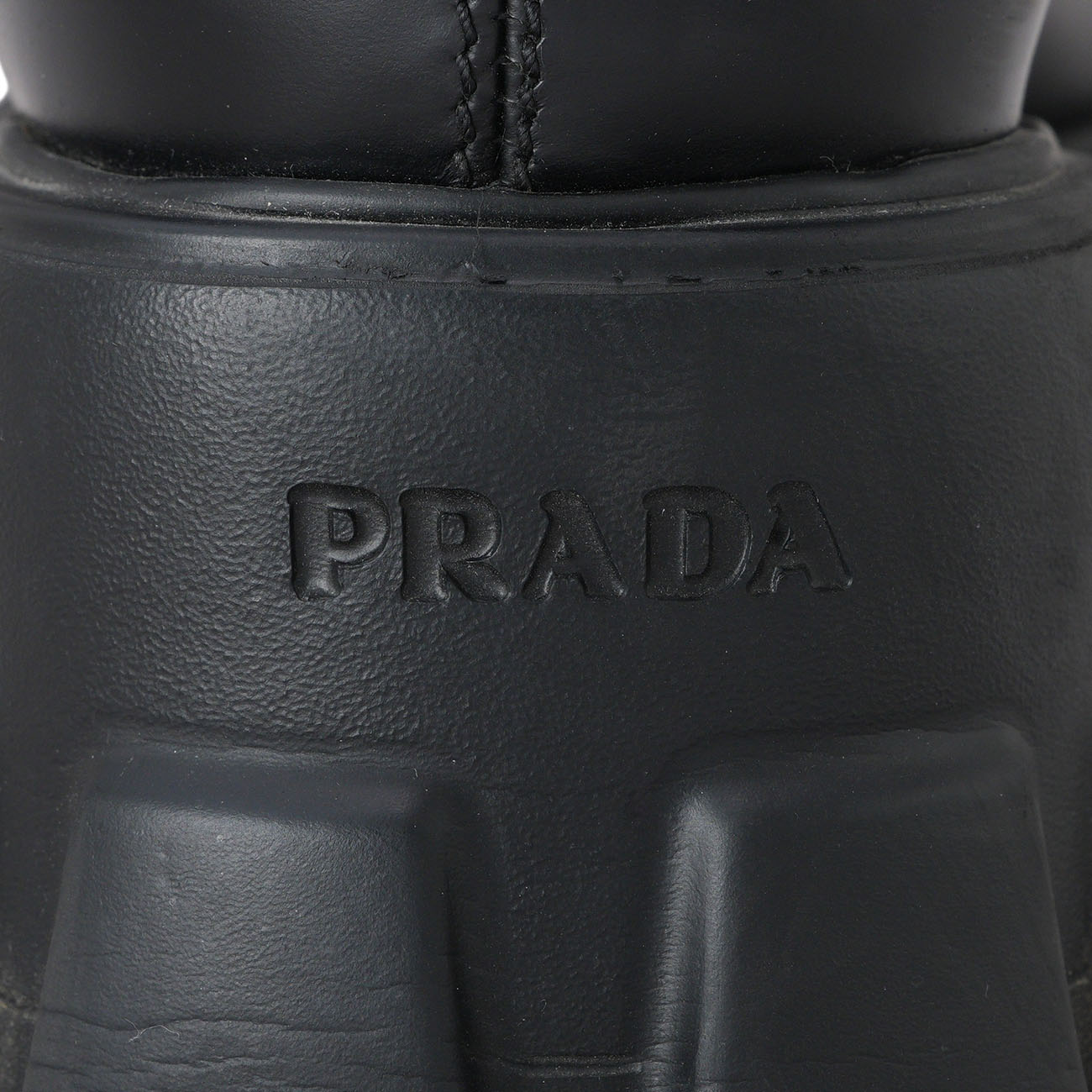 PRADA(USED)프라다 레더 부츠 #35