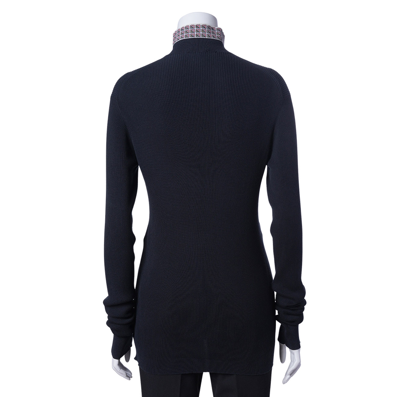 PRADA(USED)프라다 UMR52 자카드 터틀넥 스웨터 #50